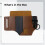 MultiTool Leather Holster Quick Release Tactical EDC Belt Organizer 2