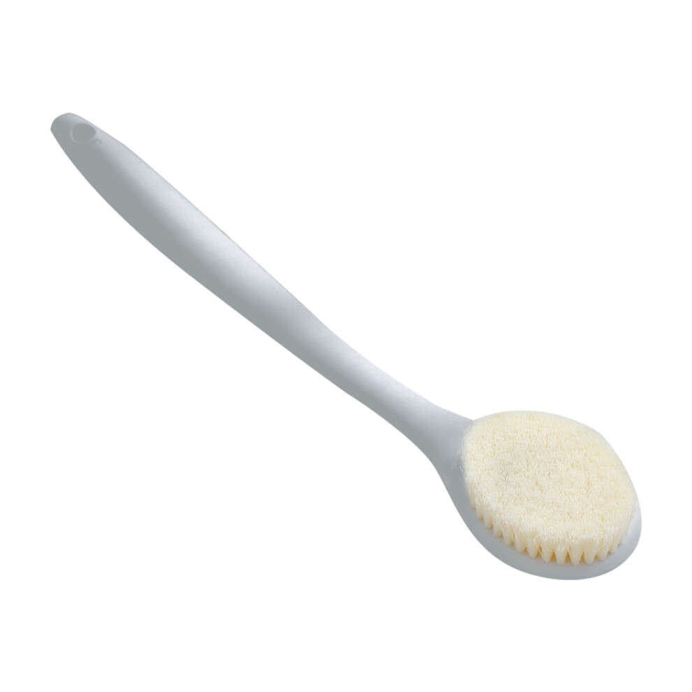 Gray Shower Brush Soft Brush Effective Back Scrubber Gentle