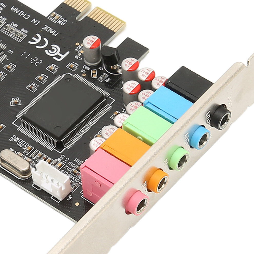 Pcie 5.1-Soundkarte, 6-Kanal-Surround-Sound, 8141948232787