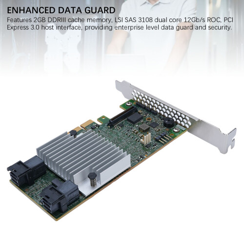 RAID-Karte, 12 Gb/s Datenübertragungsrate, 2 GB