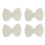 Schuhclips mit Perlenschleife, abnehmbare 2