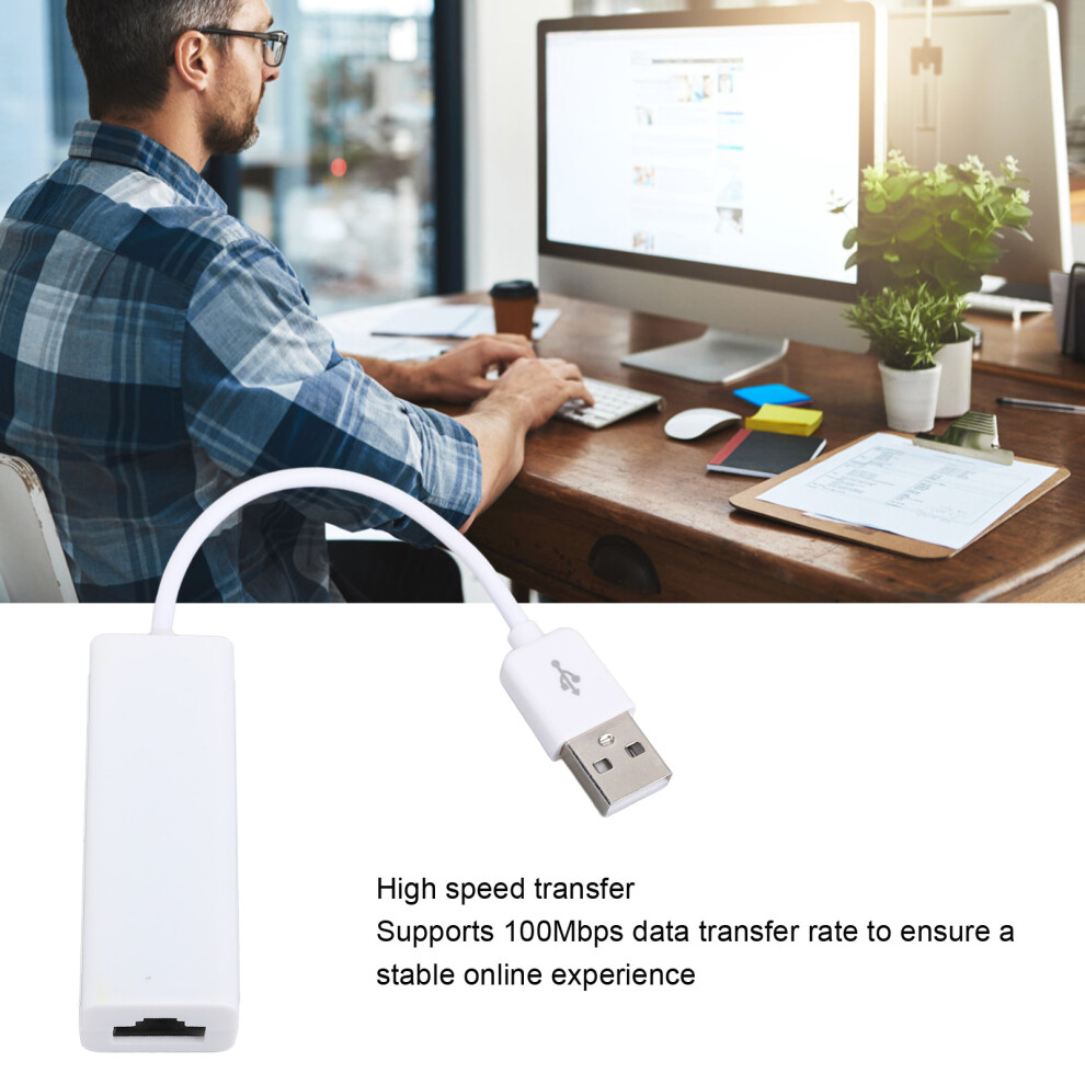 Usb-Zu-Rj45-Netzwerkadapter, 100 Mbit/S, Stabile 8141948227066