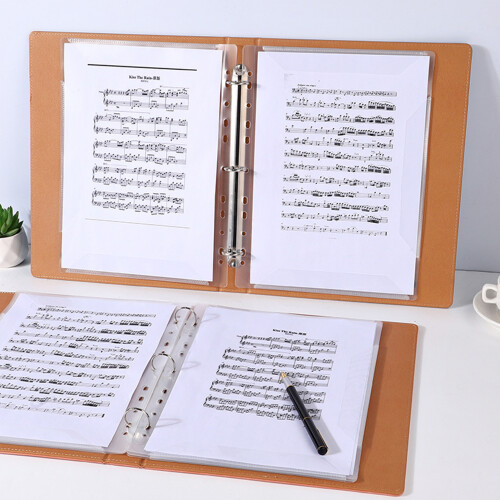 Notenmappe, A4-Format, 20 Hüllen, 40 Taschen,