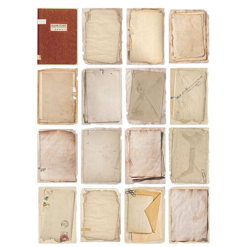 Vintage Scrapbook-Papier, blanko,