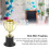 12 Mini-Trophäen, leuchtende Farben, robuster 1