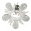 Blumen-Schuhclip, DIY, modisch, glänzend, elegant, 6