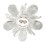 Blumen-Schuhclip, DIY, modisch, glänzend, elegant, 4