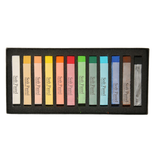 Weiche Pastellkreide, 12 Farben, langlebige 2