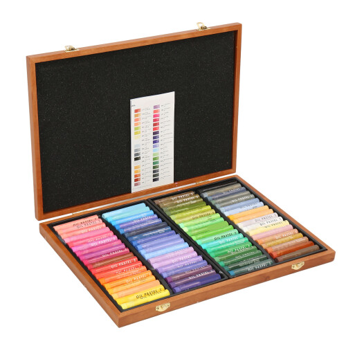 Ölpastell-Set mit 72 Farben, weich, starke 2