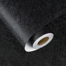 (Black, 118.1in) Self-adhesive Waterproof Vinyl Wallpaper, 1 Roll Modern Elegant Waterproof Furniture Packaging, Decorative Wallpaper