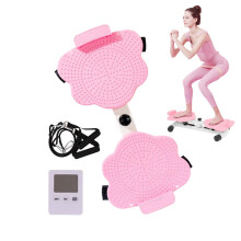 Adjustable Smart Waist Twist Board, Training Equipment for Home Gym, Blue, Pink