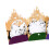10 Blatt schwarzes Katzen-Scrapbooking-Papier, 7