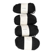 4 Stück Baumwollgarn, 3 mm, reine, elegante Farbe,