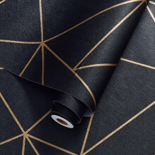 (Golden, 45*900cm) Self-adhesive Wallpaper, Modern Minimalist Wallpaper, Refurbished Wallpaper for Living Room Bedroom, Home Decoration,