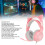 SYG25 Cat Ear Gaming-Headset USB + 3,5-mm-Stecker 1