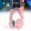 SYG25 Cat Ear Gaming-Headset USB + 3,5-mm-Stecker 12