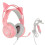 SYG25 Cat Ear Gaming-Headset USB + 3,5-mm-Stecker 2