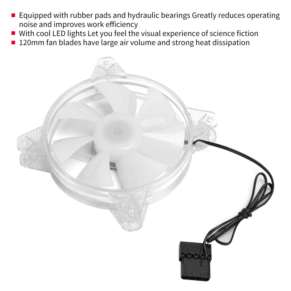 Computer-Kã¼Hllã¼Fter, 4-Polig, Bunte Led, Hohe 8141948250538