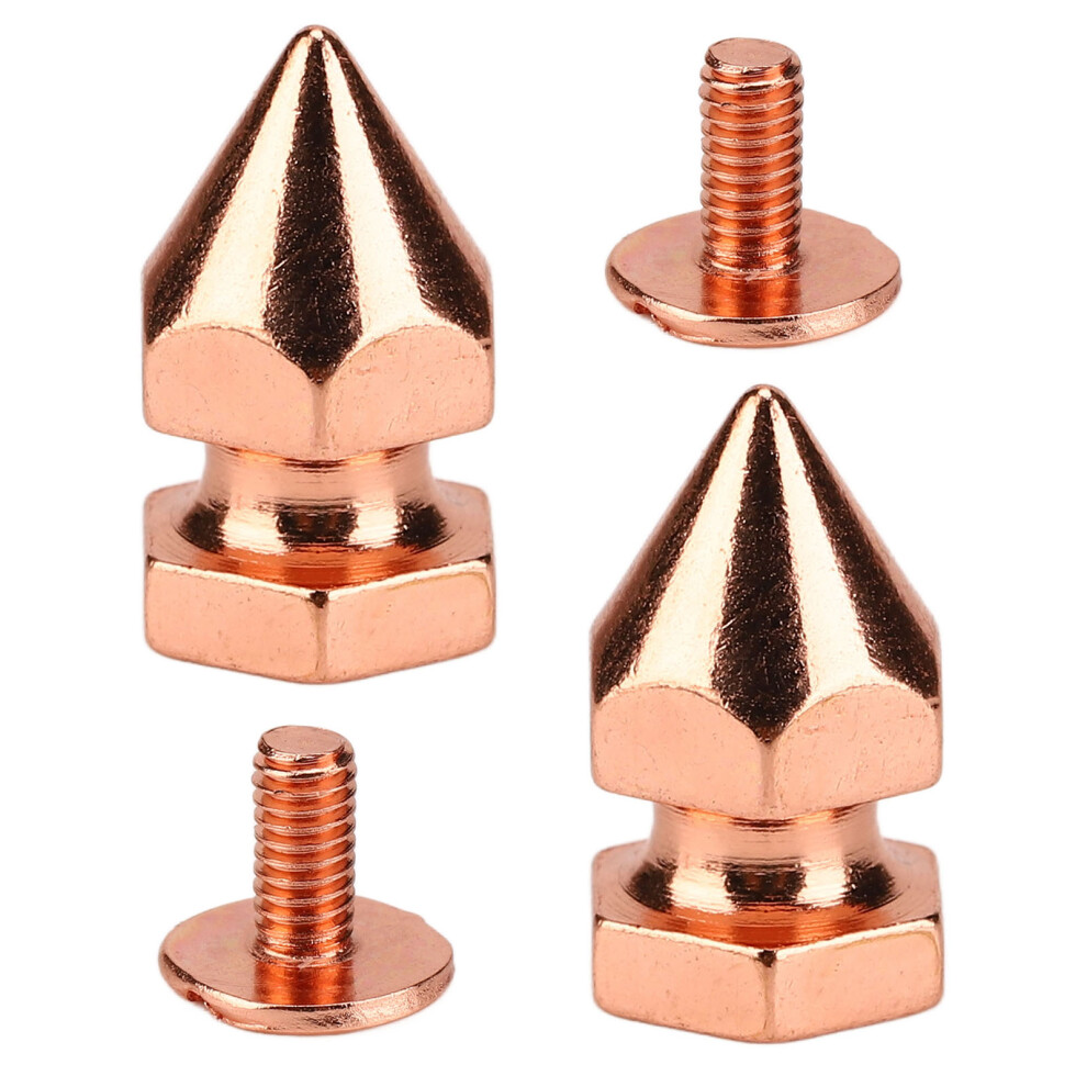 100 Sets Spike-Kegel-Nieten In Rosã©Gold Mit Hoher 8141948289026