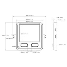 Trackpad, USB-Kabel, eingebettet, kompakte Größe,