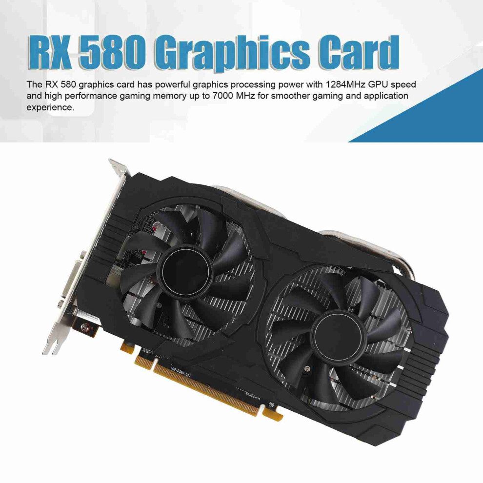 Rx580-Grafikkarte, 8 Gb Gddr5, 256 Bit, 8141948263507