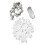 100er-Set Pin-Back-Knopfteile, 11