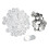 100er-Set Pin-Back-Knopfteile, 10