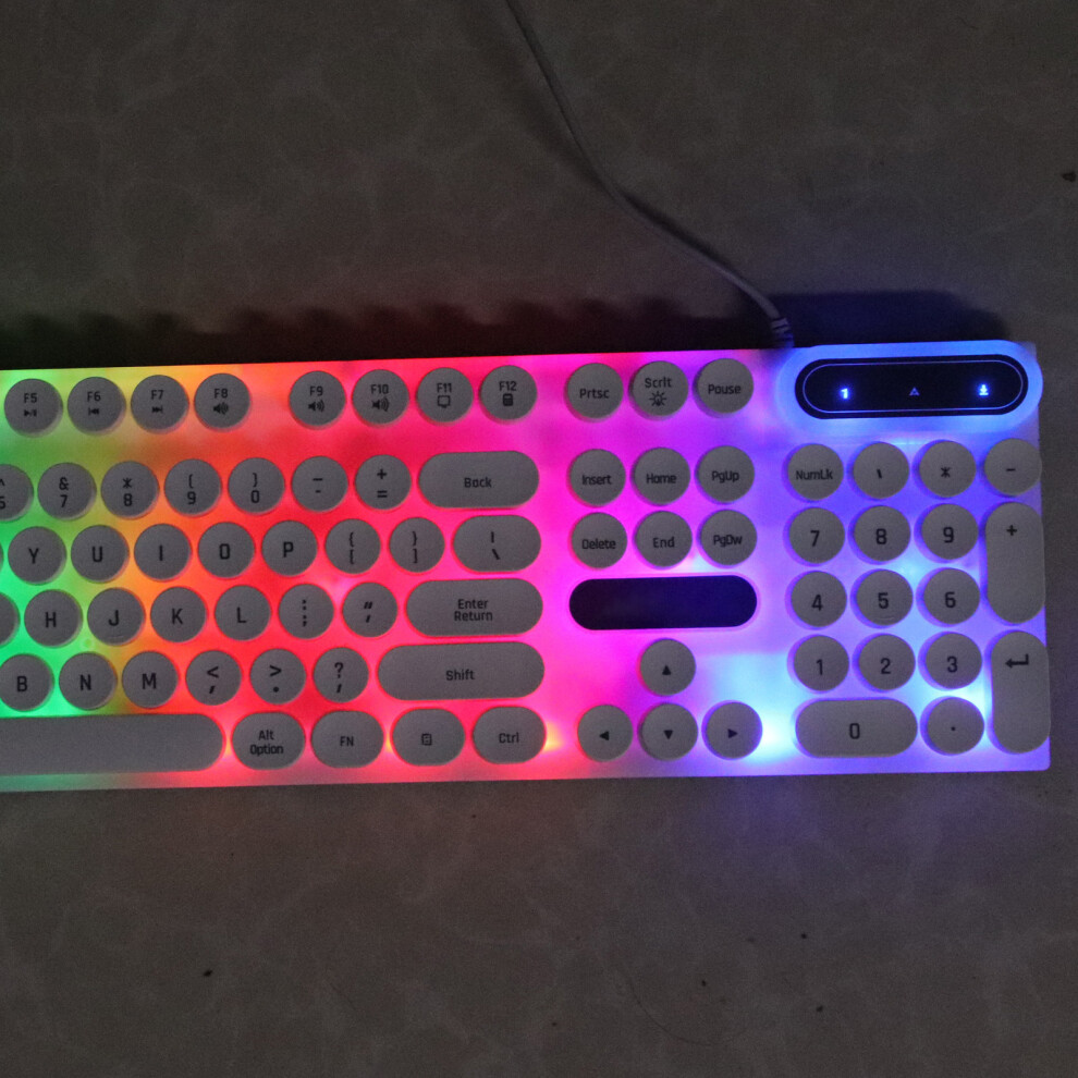 Gaming-Tastatur, Usb, Rund, 104 Tasten, 8141948253409