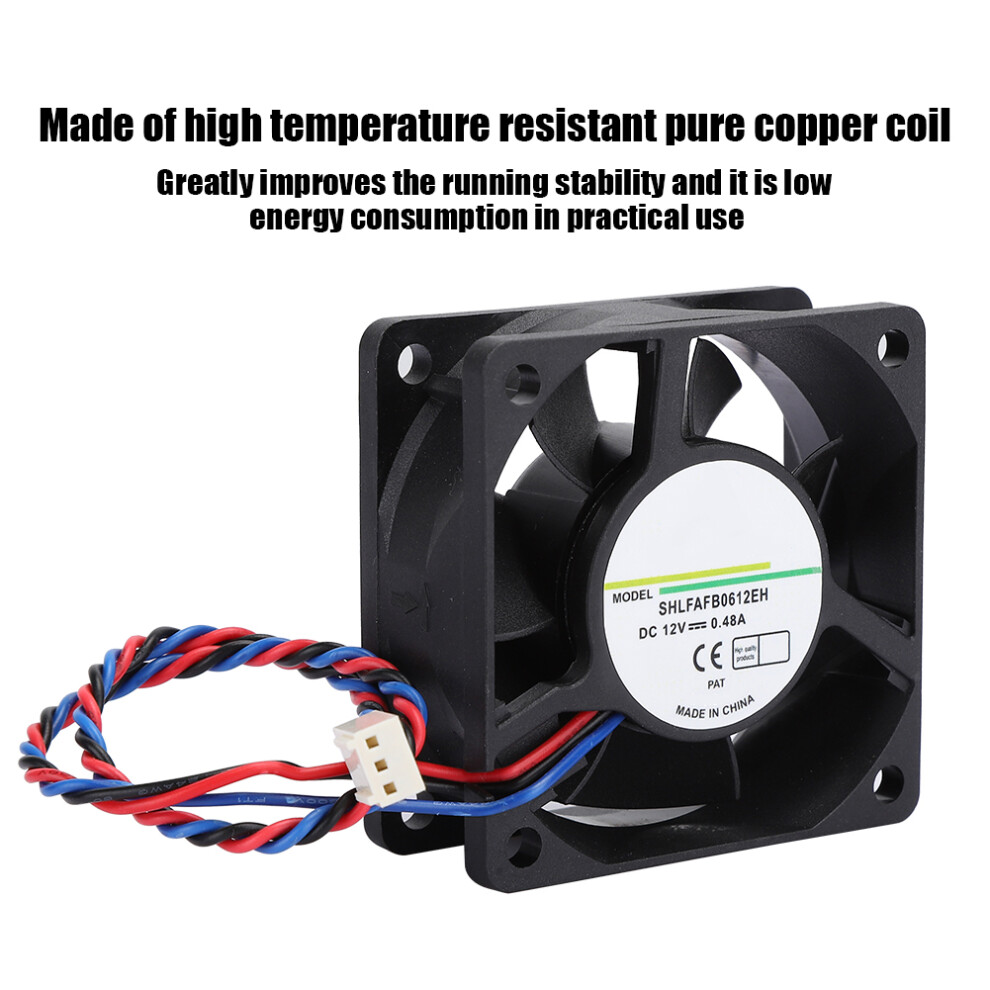 6Cm/2,4 Zoll 12V 0,48A 6800Rpm Lã¼Fter Kã¼Hlkã¶Rper 8141948286957