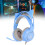 SYG25 Cat Ear Gaming-Headset USB + 3,5-mm-Stecker 11