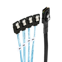 Mini SAS SFF-8087 zu 4 SATA Festplattenkabel