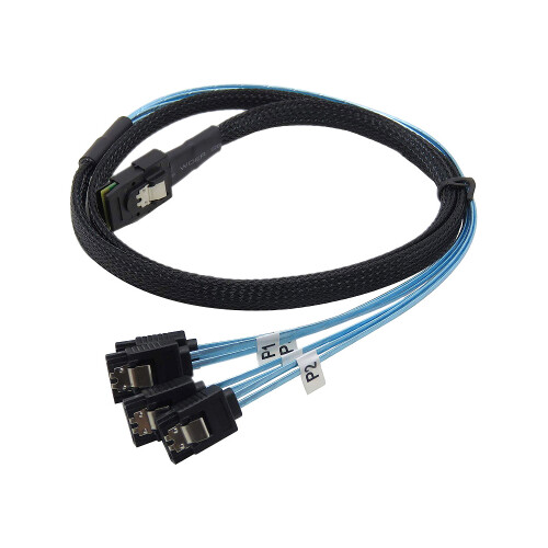 Mini SAS SFF-8087 zu 4 SATA Festplattenkabel 1