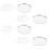 100 Sets Blanko-Button-Abzeichen-Teile-Set für 6