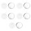 100 Sets Blanko-Button-Abzeichen-Teile-Set für 9