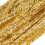 Goldfarbener Paillettenstoff, 15
