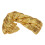 Goldfarbener Paillettenstoff, 9