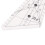 Quilt-Lineal, 22,5 Grad Schlitz-Design, 14