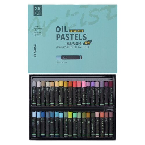36 Farben, weiche Ölpastelle, fortgeschrittenes 1