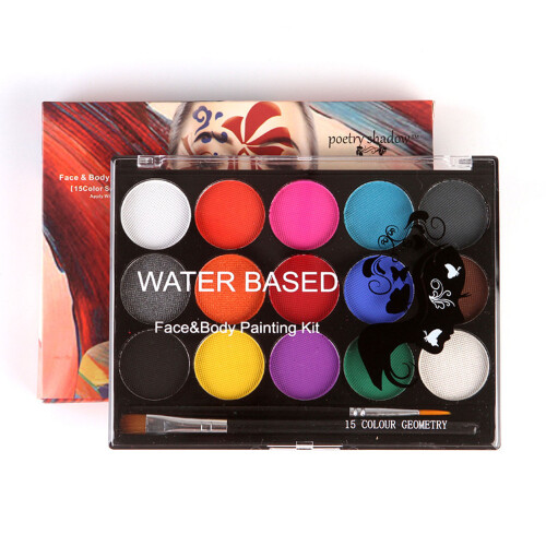 15 Farben Bodypainting-Palette 2