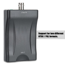 Schwarzer HDMI-auf-BNC-Videokonverter, kompatibel