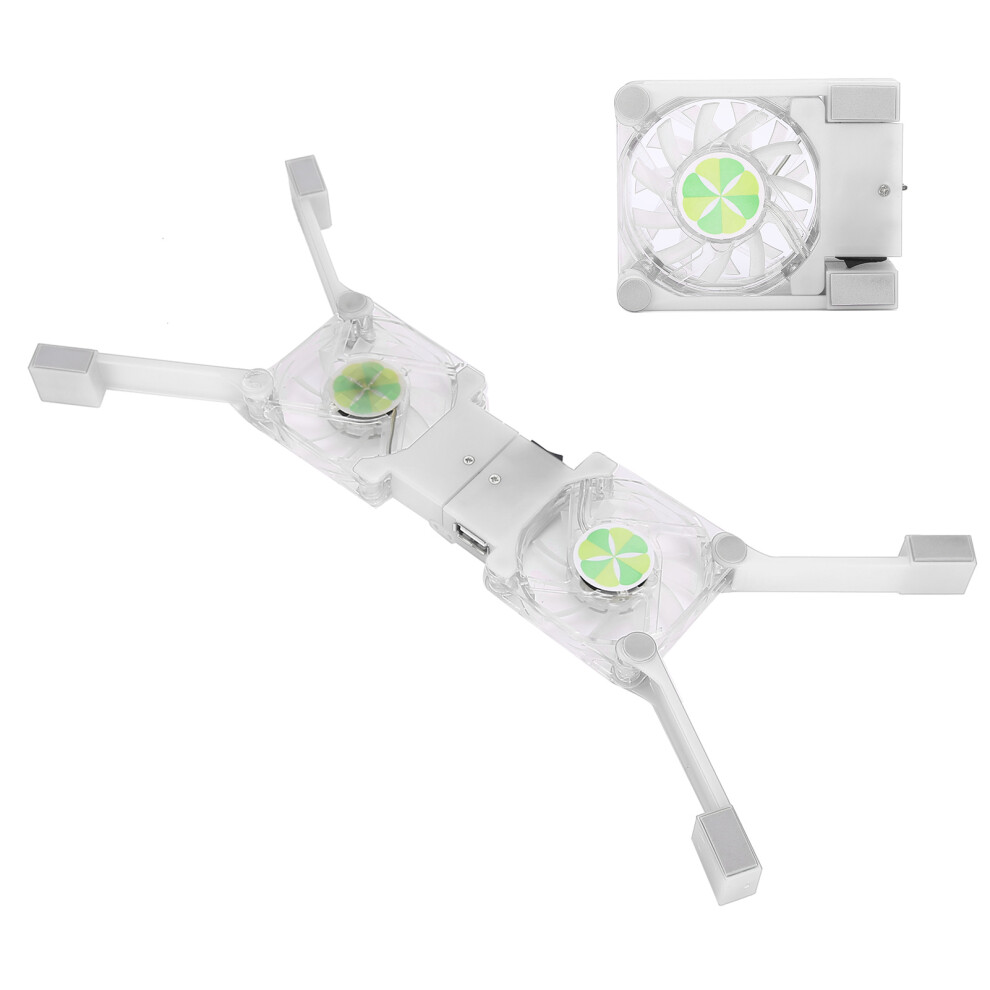 Drs03 Klappbares Laptop-Kã¼Hlpad Mit Doppellã¼Ftern, 8141948250422
