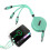 3-in-1-Multi-Ladekabel mit Einzug, 3 A, mit Typ 13