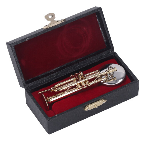 Miniatur-Trompete, langlebiges Messing, exquisites 2