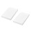 100 Stück weißes Kartonpapier mit Spitzendesign, 3