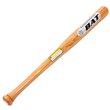 Wooden Baseball Bat, 21 Inch 360 Polished Smooth and Robust Wooden Bat, Replacement Baseball Equipment for Training, Competition, SelfProtection
