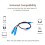 3,5-mm-Audio-Splitterkabel, 3,5-mm-Stecker auf 2 8
