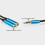 3,5-mm-Audio-Splitterkabel, 3,5-mm-Stecker auf 2 4