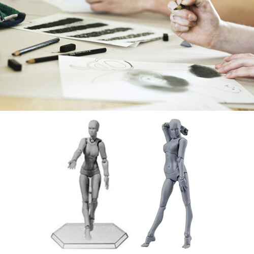 Actionfigurenkörper, anpassbare Posen, beweglich,