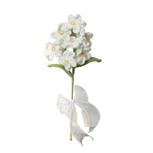 Bouquet de fleurs tricotées à la main, décorations de centres-04