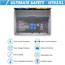 HT03XL L11119 855 Laptop-Akku für HP Pavilion 15
